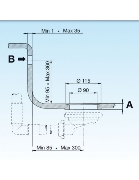 PILETTA LIRA DA LAVELLO BASKET 3"1/2X1.1/2 CON TROPPO PIENO ART.1745.080