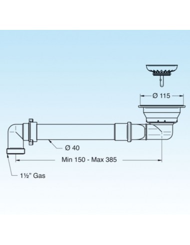 LIRA SIEB FÜR SPÜLE 1.1/2 PLATZSPAREND...