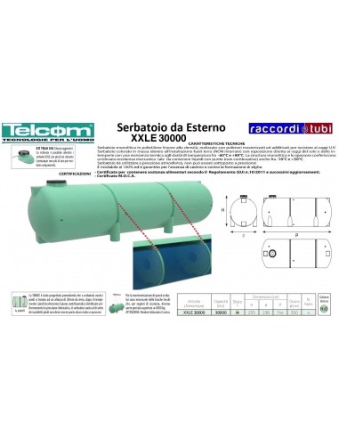 TELCOM TANK XXLE 30000