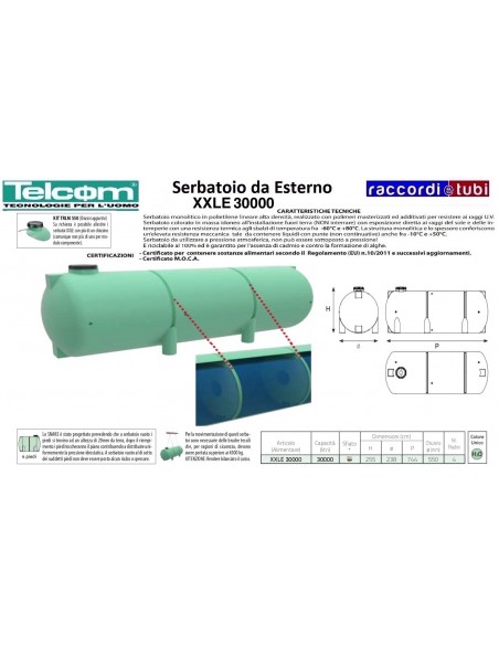 TELCOM TANK XXLE 30000
