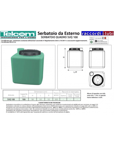 TELCOM SERBATOIO SVQ 100