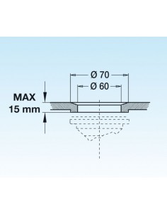 ABLEITUNGSLÖCHER LIRA FÜR SPÜLE 1.1/2 PRAKTISCH 1911 2