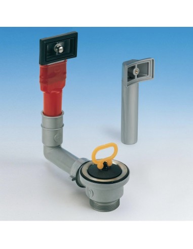 PILETTA LIRA DA LAVELLO  INOX 11/2''x70 CON...