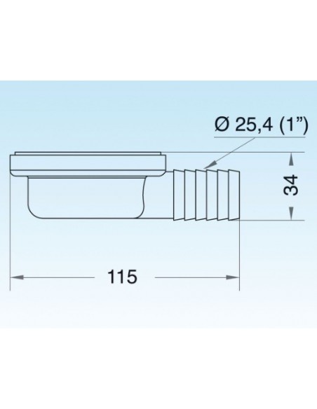 LIRA ABLAUFSIEB HORIZONTALE ABFLUSS ART.2430