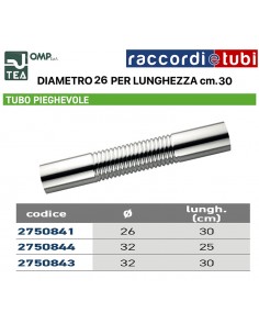 TUBO PIEGHEVOLE D.26mm LUNG.300mm