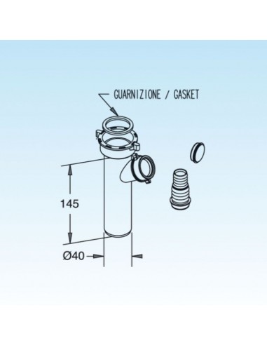 RACCORDO LIRA CON PORTAGOMMA LAVATRICE...