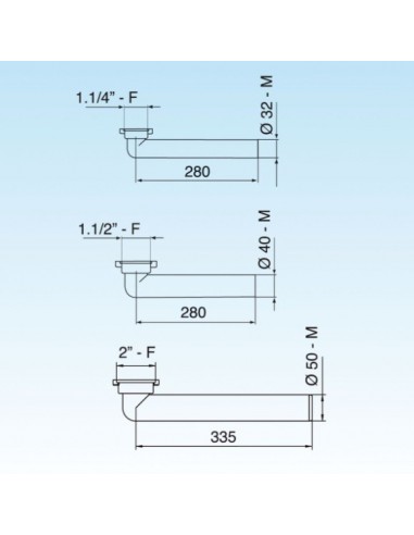 LIRA JOLLY BOGEN DURCHMESSER 40X280X1.1/2 8.2431