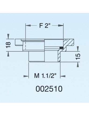 RIDUZIONE LIRA  F.2"XM1.1/2