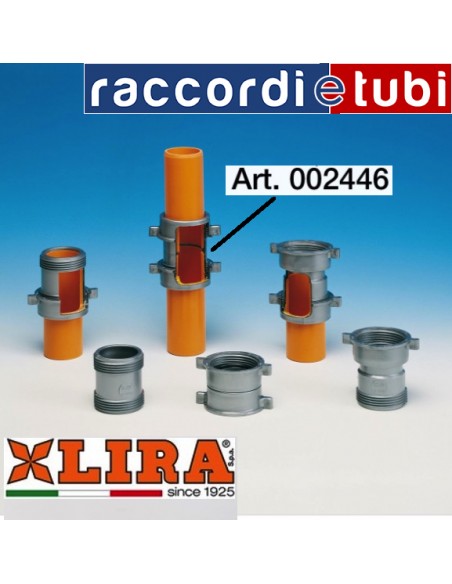 GIUNTO LIRA 40X40 A COMPRESSIONE ART.8.2446.01