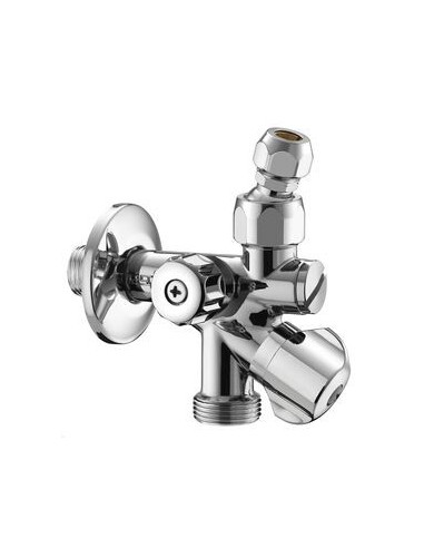 RUBINETTO SOTTOLAVABO A 5 VIE 1/2''x3/4''x10mm