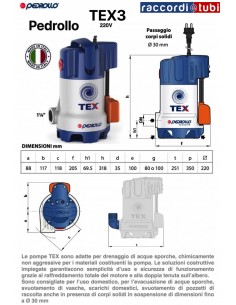 ELETTROPOMPA PEDROLLO TEX3