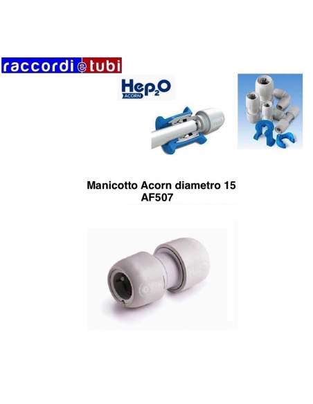 MANICOTTO ACORN DIAMETRO 15