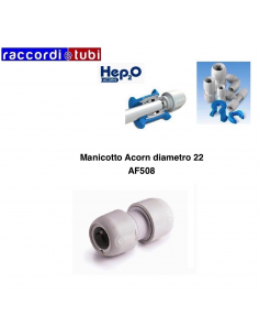 MANICOTTO ACORN DIAMETRO 22