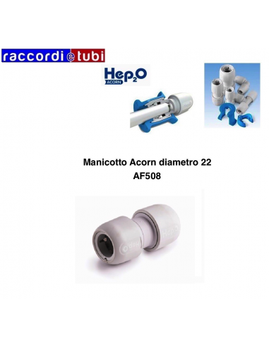 MANICOTTO ACORN DIAMETRO 22