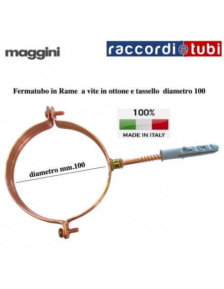 COLLARE RAME DIAMETRO 100 CON TASSELLO