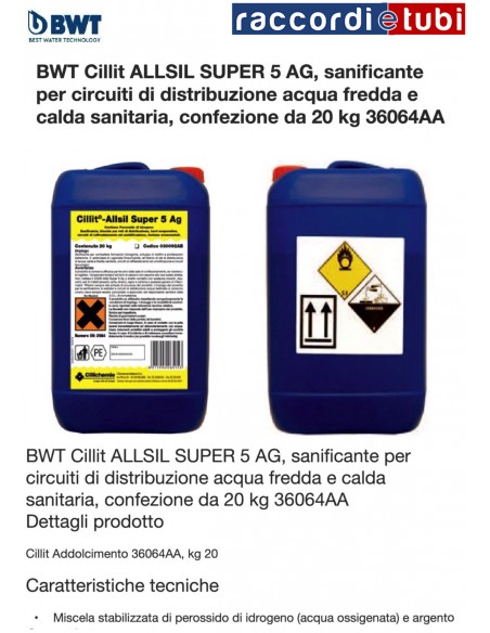 BWT-ALLSIL SUPER 5 AG 20KG 36064AA