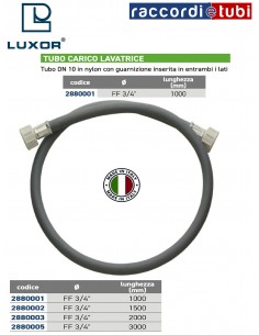 TUBO CARICO LAVATRICE FF 3/4'' 1000mm