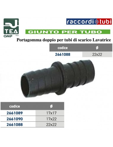 DOPPELTE SCHLAUCHSCHELLE 22x22mm FÜR...