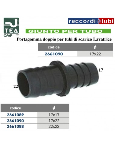 DOPPELSCHLAUCHHALTER 17X22mm FÜR...