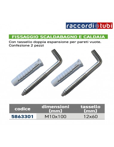 FISSAGGI PER SCALDABAGNI E CALDAIE CONFEZIONE 2...