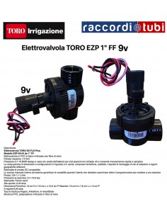 ELEKTROMAGNETVENTIL TORO DURCHMESSER 1" FF 9v EZP-03-94