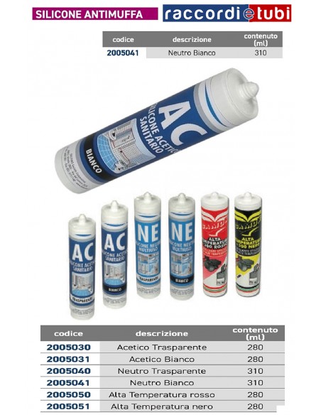 ACETATSILIKON SCHIMMELHEMMEND WEISS 280 ML