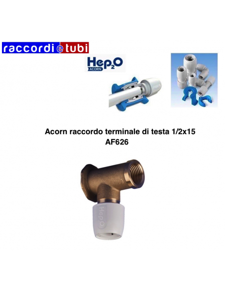 RACCORDO ACORN TERMINALE DI STESTA DIAMETRO 1/2x15