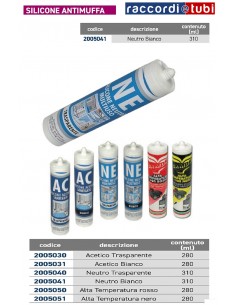 SILICONE NEUTRO ANTIMUFFA TRASPARENTE (310ml)