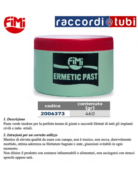 ERMETIC PASTA VERDE (460gr)