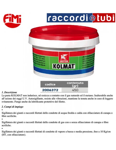 FIMI PASTA KOLMAT ML.450 01501