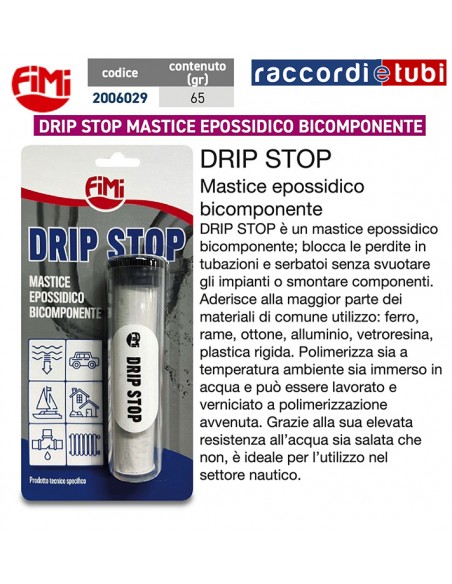 DRIP STOP MASTICE EPOSSIDICO BICOMPONENTE