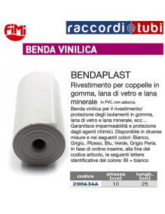 BENDA VINILICA PVC SP.0,1mm ROT.25mt h.10 CM