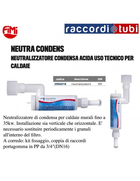 NEUTRA CONDENS NEUTRALISATOR FÜR SAURE KONDENSSÄURE