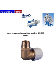 RACCORDO ACORN CURVO MASCHIO 3/4X22