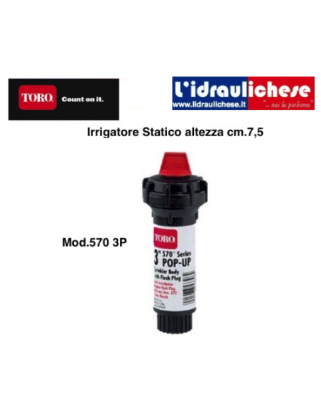 IRRIGATORE STATICO TORO 570Z 3P CM.7,5