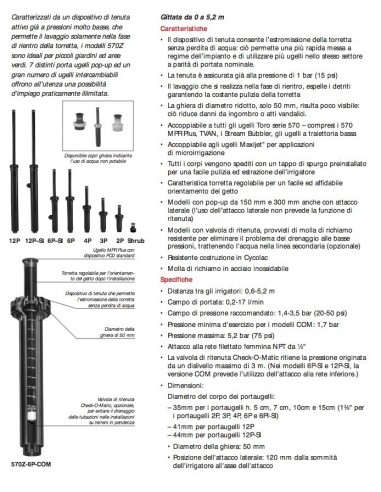 IRRIGATORE STATICO TORO 570Z 3P CM.7,5