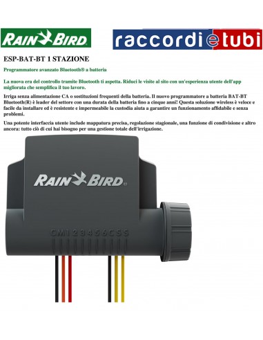PROGRAMMATORE RAIN BIRD ESP-BAT 1 STAZIONE 9V