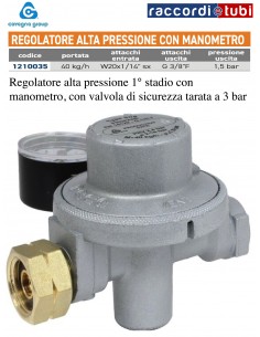 HOCHDRUCKREGULATOR 40 kg MIT MANOMETER