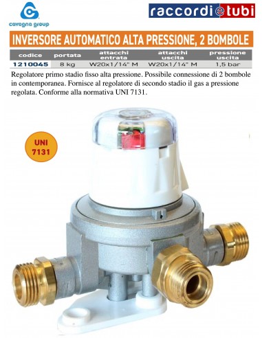 INVERSORE AUTOMATICO PRIMO STADIO 8 Kg ALTA...