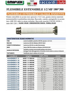 DEHNBARES FLEXIBLES 180*300 1/2 MF BESCHICHTET