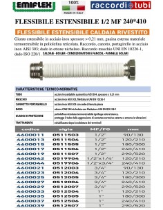 DEHNBARES FLEXIBLES 240*410 1/2 MF BESCHICHTET