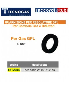 GUARNIZIONE NBR PER REGOLATORE GPL 