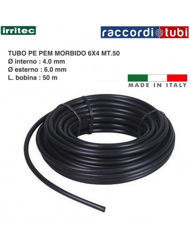 KAPILLARRÖHRCHEN FÜR MIKROBEWÄSSERUNG 6X4 M...