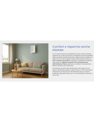 RECUPERATORE DI CALORE HELTY FLOWPLUS 1VMC02030