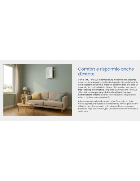 RECUPERATORE DI CALORE HELTY FLOWPLUS-R 1VMC02034