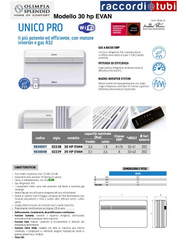 UNICO PRO 30 HP EVAN (RAEE)