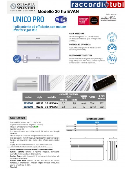 UNICO PRO 30 HP EVAN (RAEE)