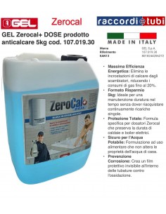 GEL Zerocal+ DOSE prodotto anticalcare 5kg cod. 107.019.30