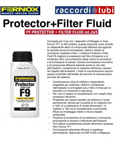 FILTER FLUID PROTECTOR FERNOX F9 (245 ml)
