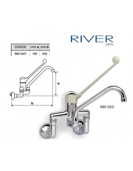 EINHEBELMISCHER SPÜLE RIVER A PAR.895 03/2